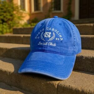 North Carolina Tar Heels "Social Club" Hat Cap Adjustable Embroidered Women's